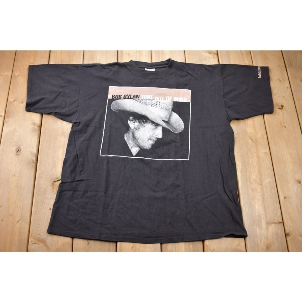 Vintage 1997 Bob Dylan Time Out Of Mind Tshirt Rough And Rowdy Ways Tour Shirt
